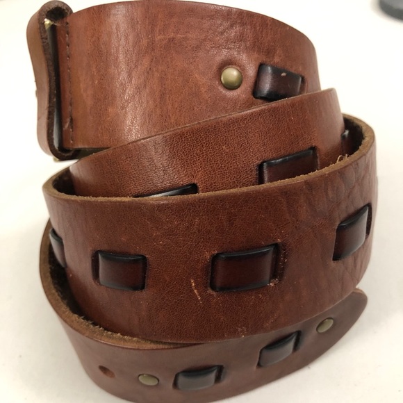 LEVIS Men’s Sz L Genuine Leather Belt - Picture 7 of 12
